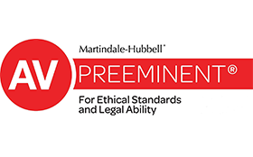 Martindale- Hubbell | AV Preeminent | For Ethical Standards and Legal Ability