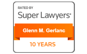 Rated by Super Lawyers | Glenn M. Gerlanc | 10 Years