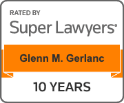 Rated By Super Lawyers | Glenn M. Gerlanc | 10 Years
